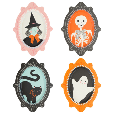 Halloween Portrait Reusable Plates|Meri Meri