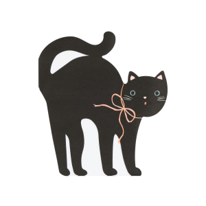Halloween Cat Shaped Napkins|Meri Meri