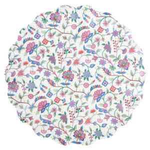 Meri Meri x Liberty Red And Green Reusable Large Plate|Meri