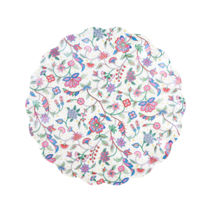 Meri Meri x Liberty Red And Green Reuse Sml Plate|Meri Meri