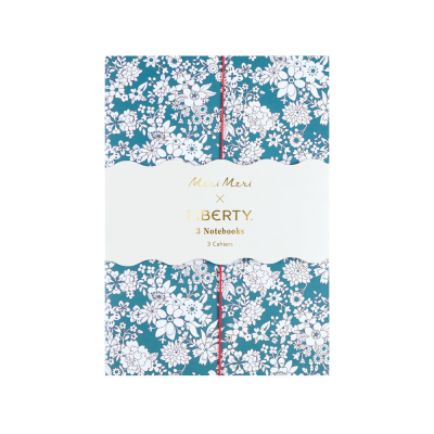 Meri Meri x Liberty Trio Softcover Notebook Set|Meri Meri