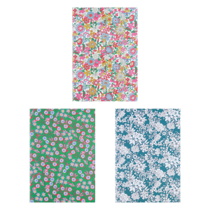 Meri Meri x Liberty Trio Softcover Notebook Set|Meri Meri
