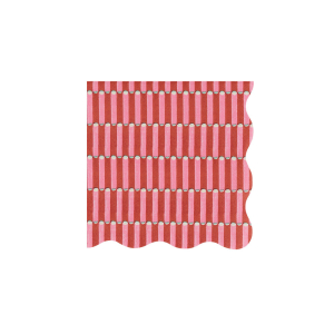 Meri Meri x Molly Mahon Red And Green Small Napkin|Meri Meri