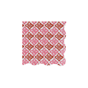 Meri Meri x Molly Mahon Red And Green Small Napkin|Meri Meri