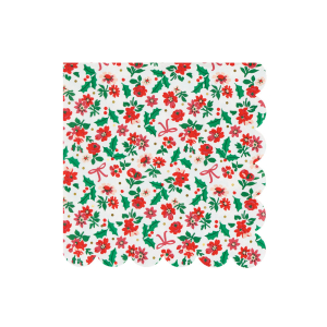 Holly Ditsy Large Napkins|Meri Meri