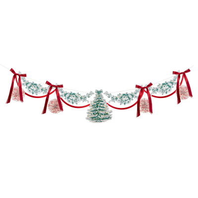 Toile De Jouy Christmas Garland|Meri Meri