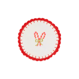 Painterly Christmas Fabric Cocktail Napkins|Meri Meri