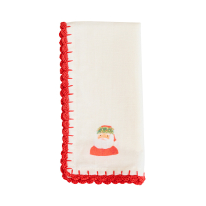 Painterly Christmas Fabric Napkins|Meri Meri
