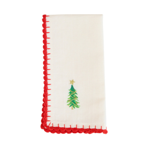 Painterly Christmas Fabric Napkins|Meri Meri