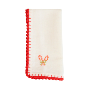 Painterly Christmas Fabric Napkins|Meri Meri