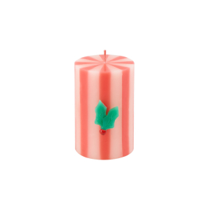 Festive Striped Pillar Candles|Meri Meri