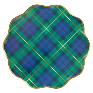 Plaid Mix Dinner Plates|Meri Meri