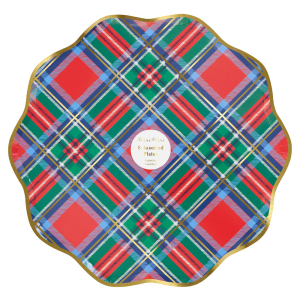 Plaid Mix Dinner Plates|Meri Meri