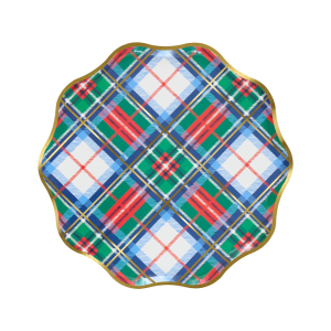Plaid Mix Side Plates|Meri Meri