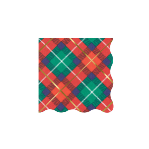 Plaid Mix Small Napkins|Meri Meri