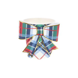Plaid Mix Bow Cups|Meri Meri