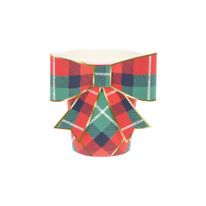Plaid Mix Bow Cups|Meri Meri