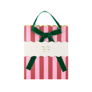 Striped Mixed Medium Gift Bags|Meri Meri