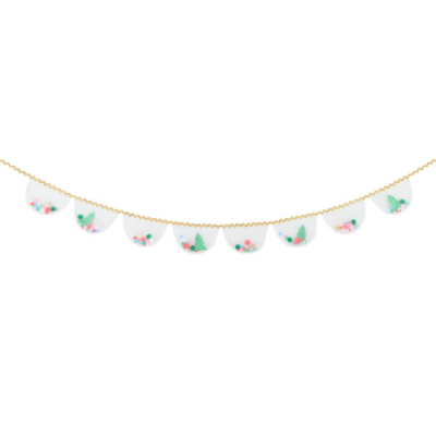 Organza Christmas Pompom Garland|Meri Meri