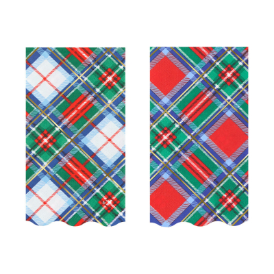 Plaid Mix Guest Towels|Meri Meri