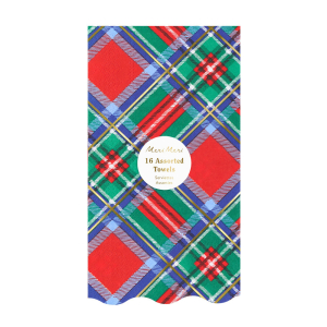 Plaid Mix Guest Towels|Meri Meri
