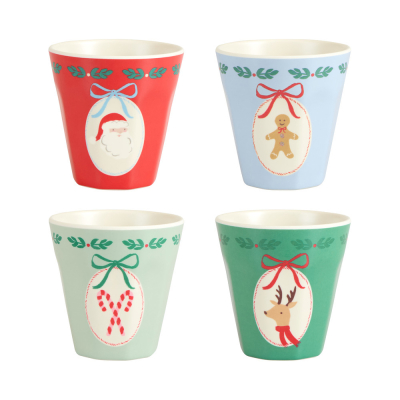 Jolly Christmas Reusable Cups|Meri Meri