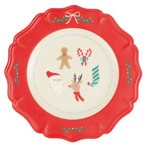 Jolly Christmas Reusable Large Plates|Meri Meri