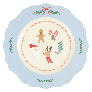 Jolly Christmas Reusable Large Plates|Meri Meri