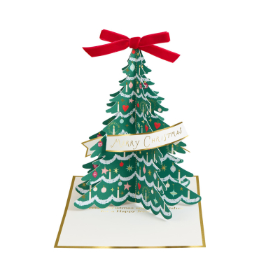 Decorated Christmas Tree Card|Meri Meri