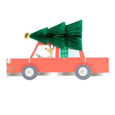 Honeycomb Tree Car Card|Meri Meri