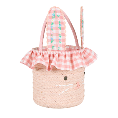 Embroidered Ear Bunny Basket|Meri Meri
