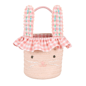 Embroidered Ear Bunny Basket|Meri Meri
