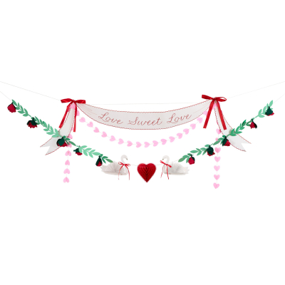 Fancy Valentines Garland Set|Meri Meri