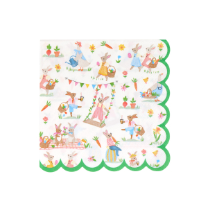 Easter Fair Large Napkins|Meri Meri