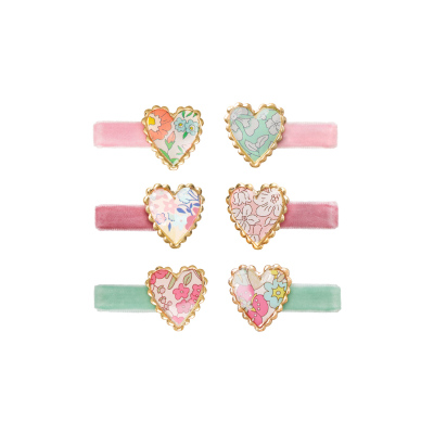 Meri Meri x Liberty Heart Hair Clips|Meri Meri