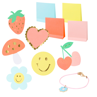 Kids Valentines Cards And Charm Bracelets Set|Meri Meri