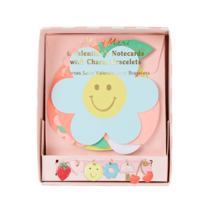 Kids Valentines Cards And Charm Bracelets Set|Meri Meri