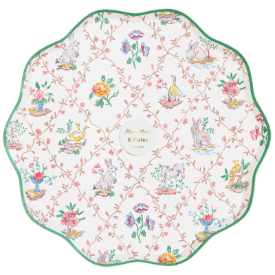 Vintage Garden Trellis Dinner Plates|Meri Meri