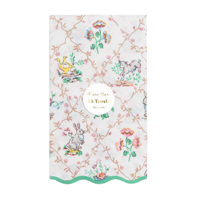 Vintage Garden Guest Towels|Meri Meri