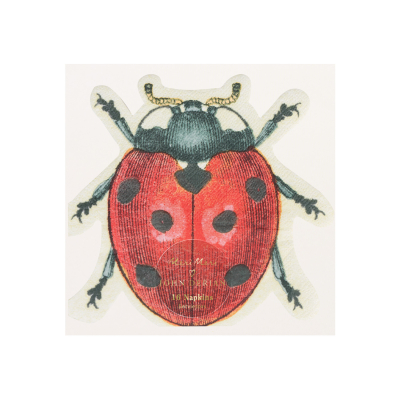 Meri Meri x John Derian Ladybug Napkins|Meri Meri