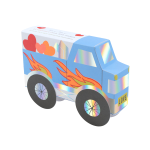 Monster Truck Valentines Cards And Stickers Set|Meri Meri
