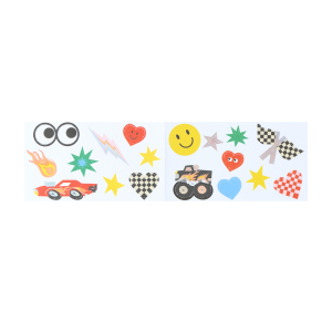 Monster Truck Valentines Cards And Stickers Set|Meri Meri