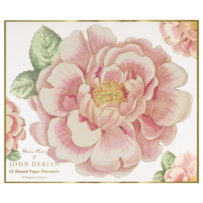 Meri Meri x John Derian Rosa Paper Placemats|Meri Meri