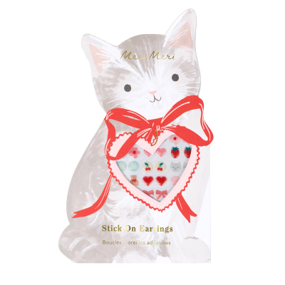 Valentines Stick On Earrings|Meri Meri