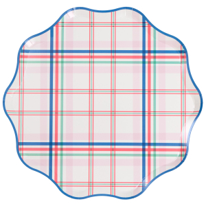 Pastel Plaids Dinner Plates|Meri Meri