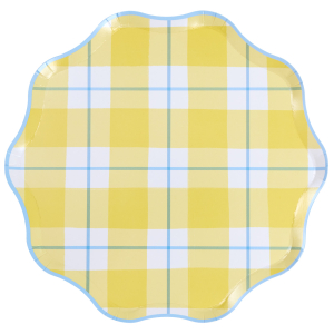 Pastel Plaids Dinner Plates|Meri Meri