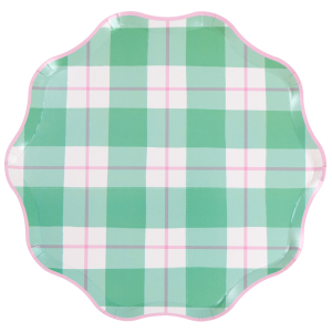 Pastel Plaids Dinner Plates|Meri Meri