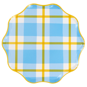 Pastel Plaids Dinner Plates|Meri Meri