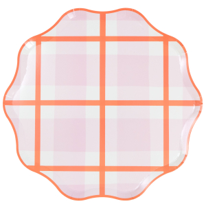 Pastel Plaids Dinner Plates|Meri Meri