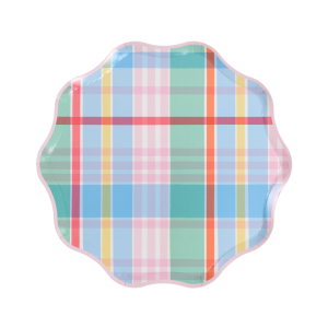 Pastel Plaids Side Plates|Meri Meri